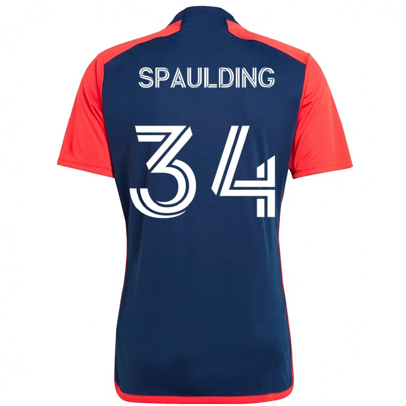 Danxen Kobiety Ryan Spaulding #34 Biały Niebieski Domowa Koszulka 2025/26 Koszulki Klubowe
