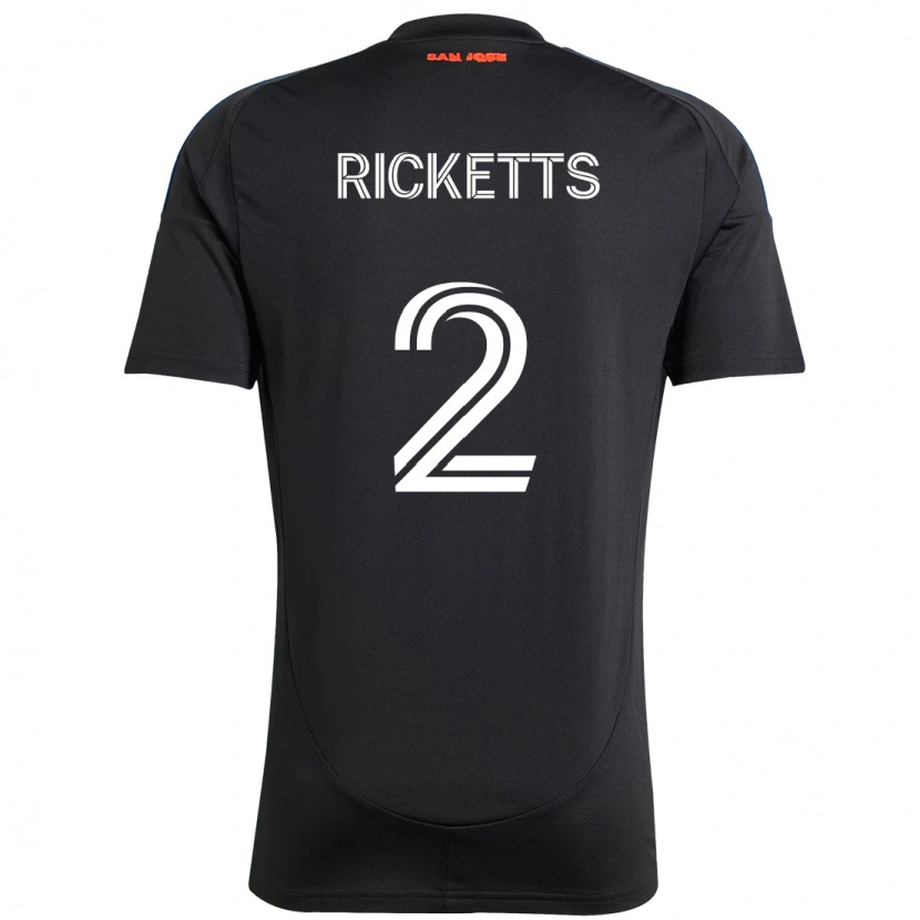 Danxen Kobiety Jamar Ricketts #2 Biały Czerwony Domowa Koszulka 2025/26 Koszulki Klubowe