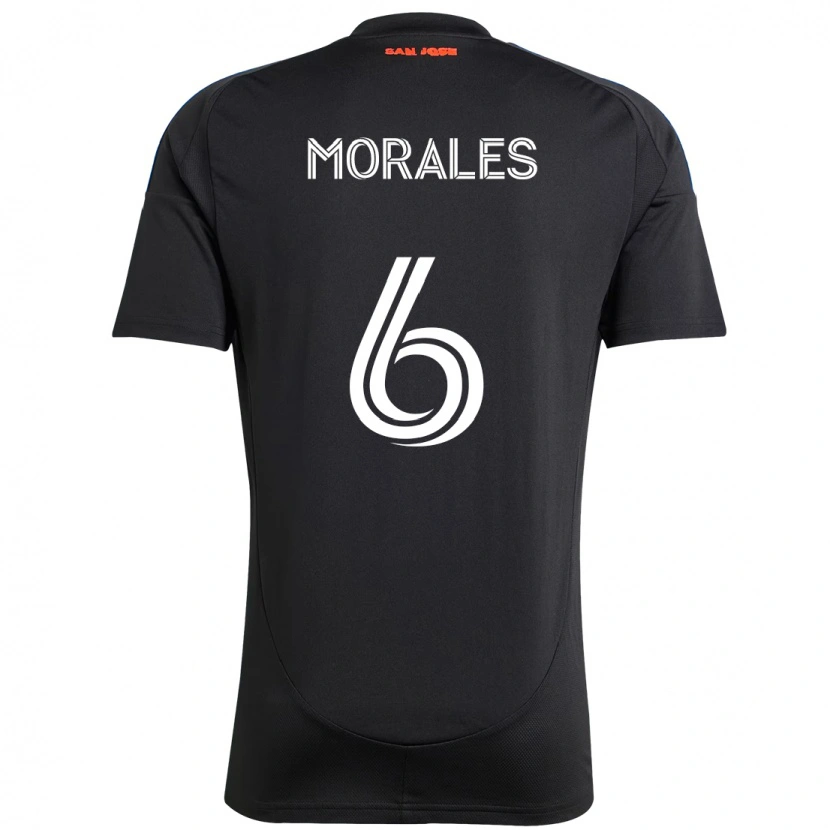 Danxen Kobiety Alfredo Morales #6 Biały Czerwony Domowa Koszulka 2025/26 Koszulki Klubowe