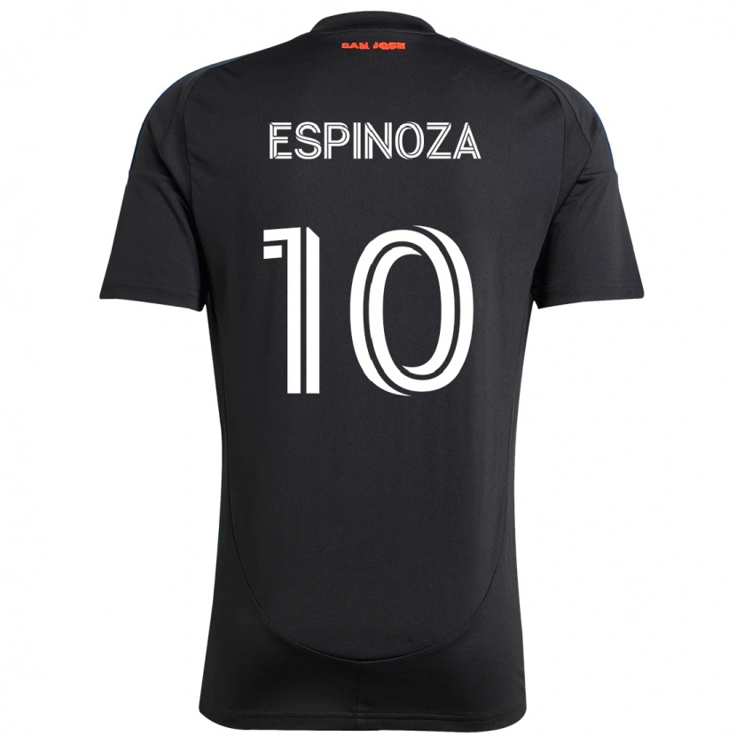 Danxen Kobiety Cristian Espinoza #10 Biały Czerwony Domowa Koszulka 2025/26 Koszulki Klubowe