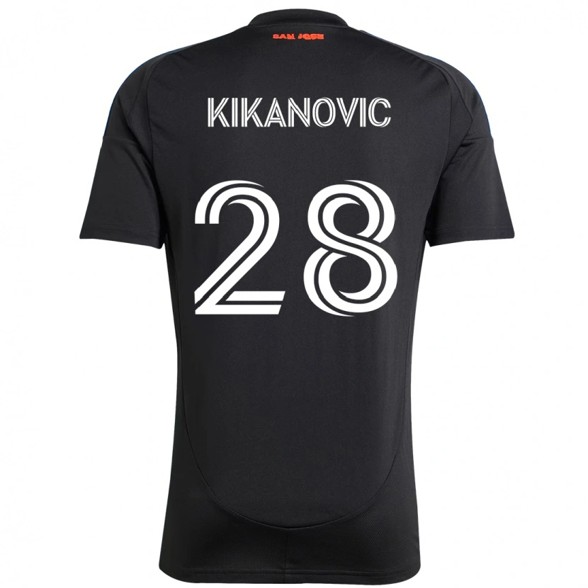 Danxen Kobiety Benjamin Kikanović #28 Biały Czerwony Domowa Koszulka 2025/26 Koszulki Klubowe