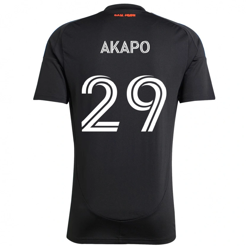 Danxen Kobiety Carlos Akapo #29 Biały Czerwony Domowa Koszulka 2025/26 Koszulki Klubowe