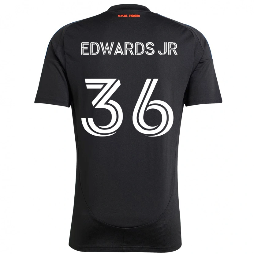 Danxen Kobiety Earl Edwards Jr. #36 Biały Czerwony Domowa Koszulka 2025/26 Koszulki Klubowe