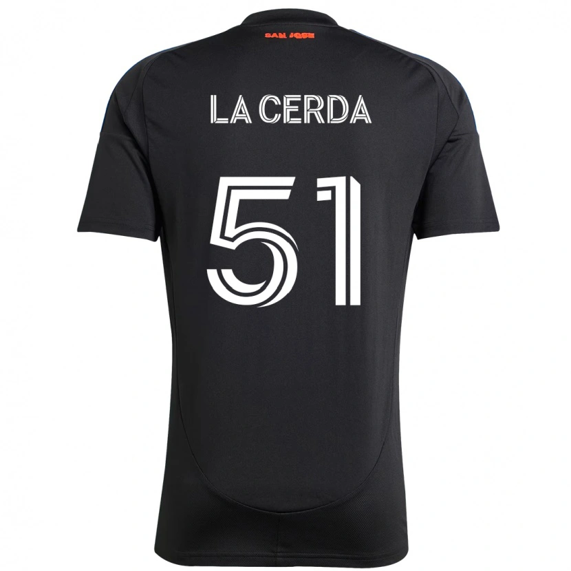 Danxen Kobiety Eric De La Cerda #51 Czarny Ciemnoniebieski Domowa Koszulka 2025/26 Koszulki Klubowe