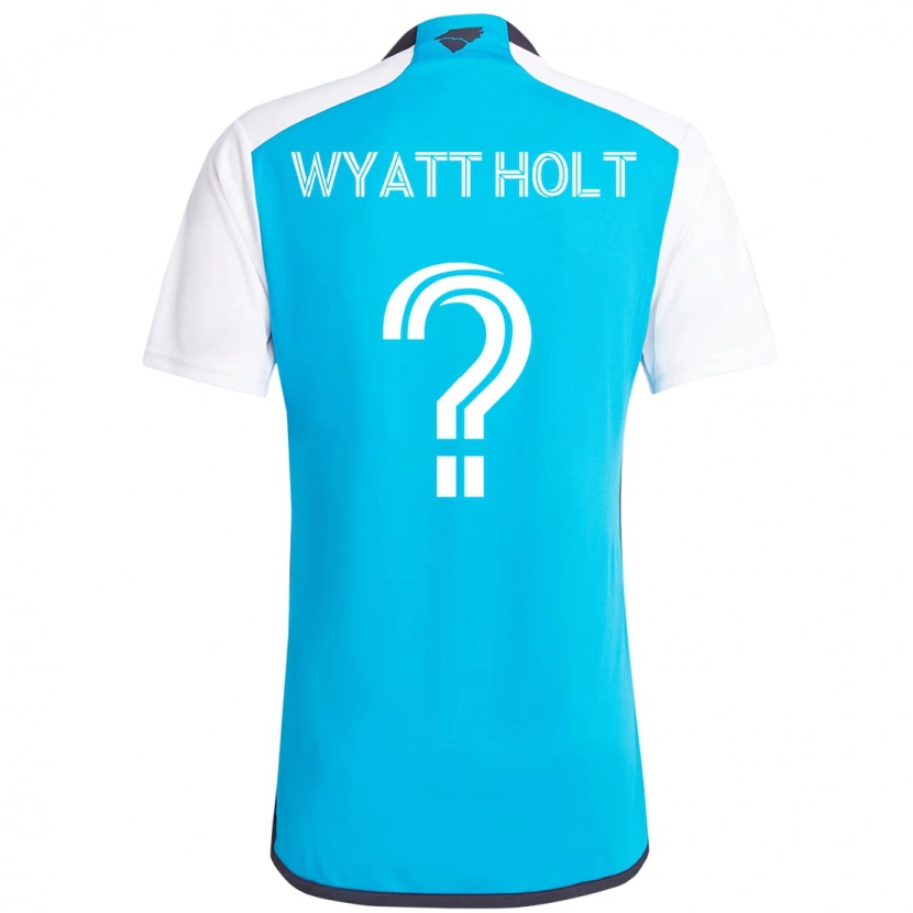 Danxen Kobiety Wyatt Holt #0 Błękitny Biały Domowa Koszulka 2025/26 Koszulki Klubowe