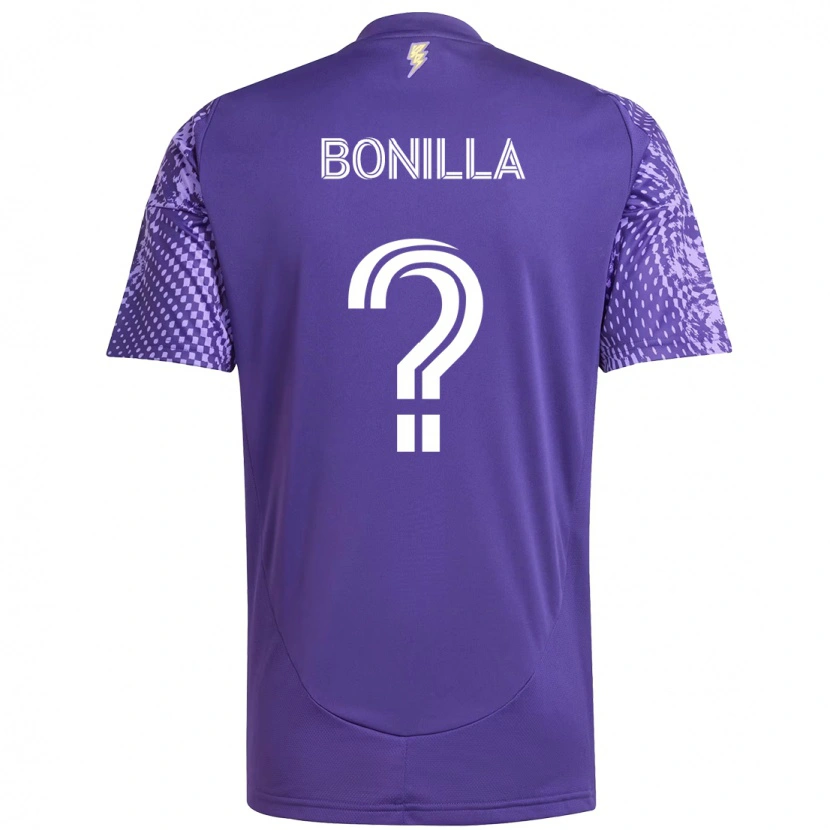 Danxen Kobiety Jarell Bonilla #0 Biały Fioletowy Domowa Koszulka 2025/26 Koszulki Klubowe
