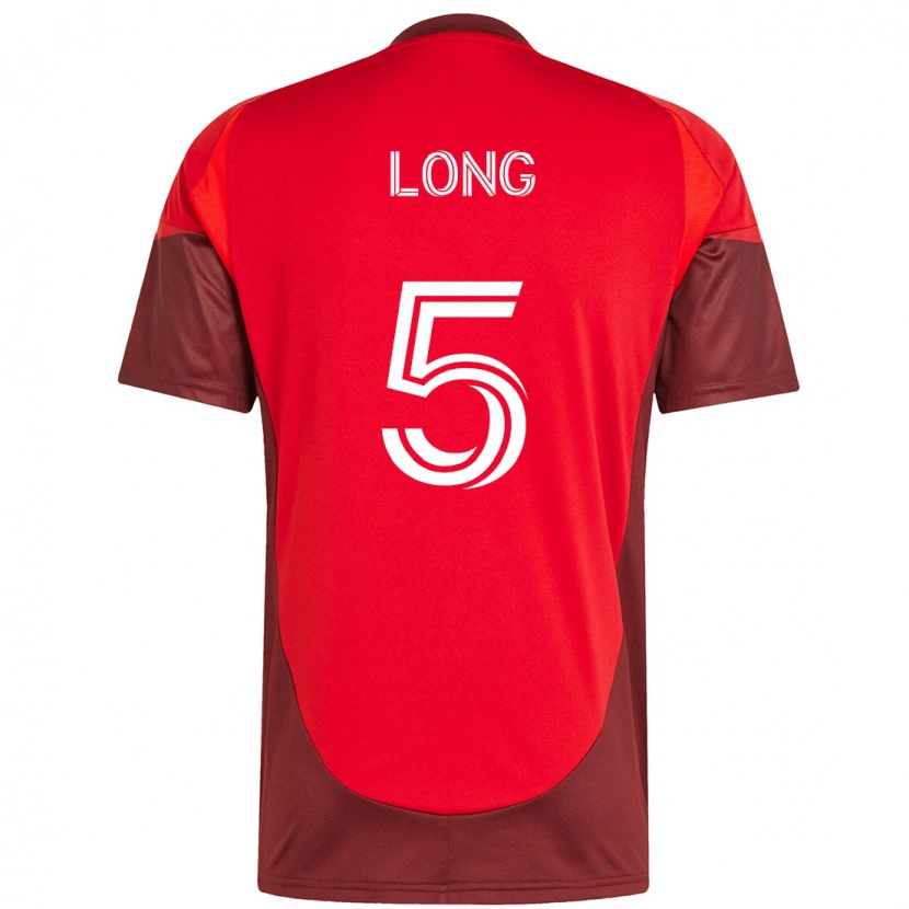 Danxen Kobiety Kevin Long #5 Biały Czerwony Domowa Koszulka 2025/26 Koszulki Klubowe