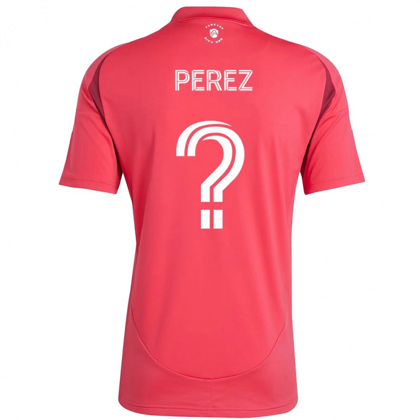 Danxen Kobiety Miguel Perez #0 Magenta Biały Domowa Koszulka 2025/26 Koszulki Klubowe