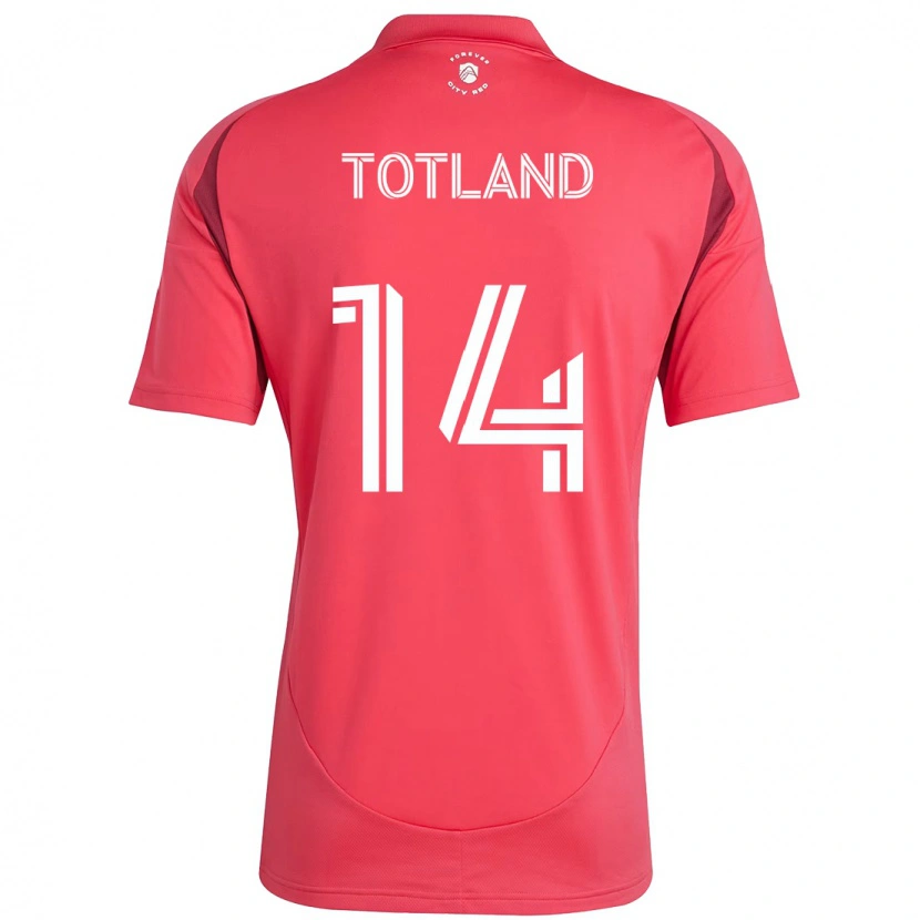 Danxen Kobiety Tomas Totland #14 Magenta Biały Domowa Koszulka 2025/26 Koszulki Klubowe