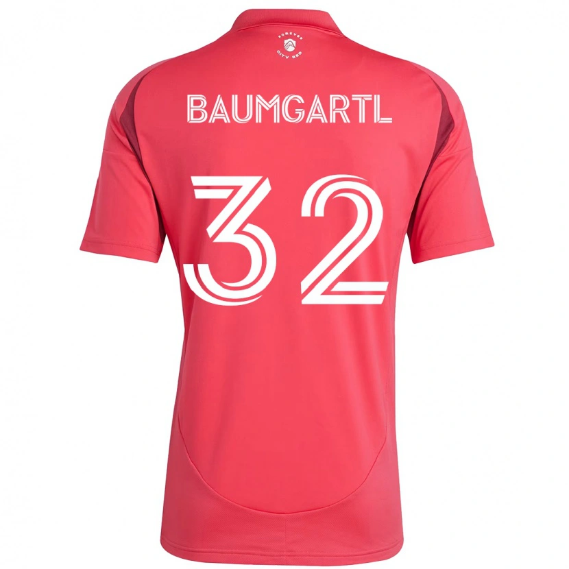 Danxen Kobiety Timo Baumgartl #32 Magenta Biały Domowa Koszulka 2025/26 Koszulki Klubowe