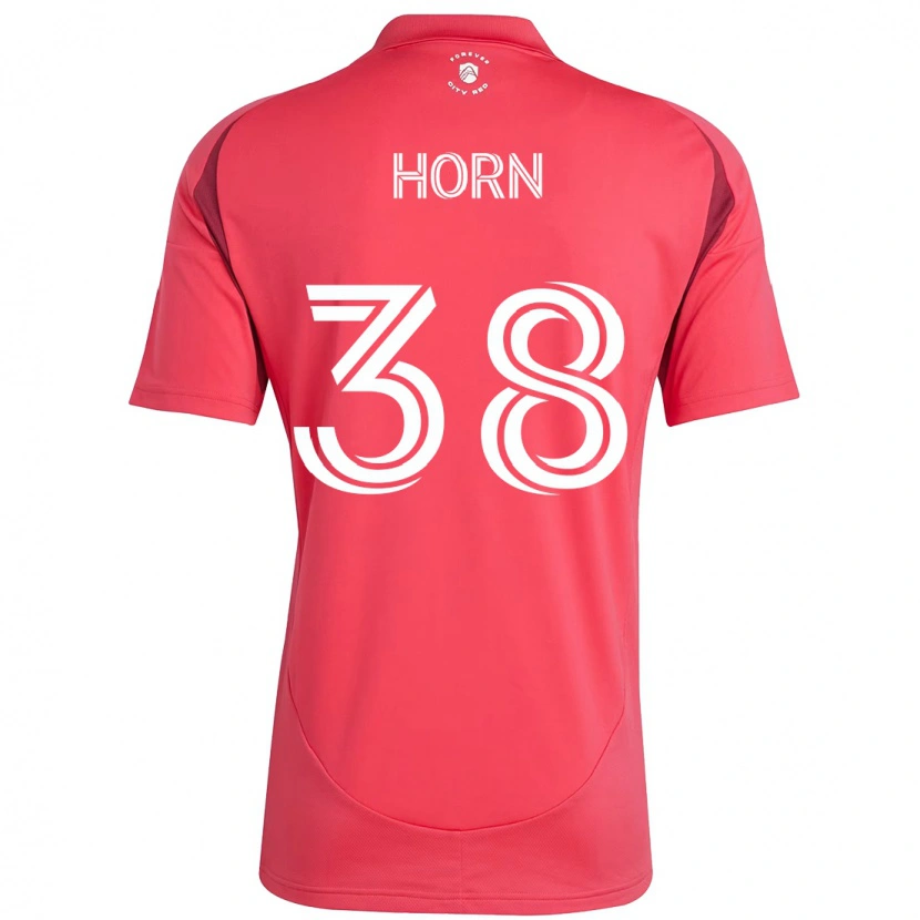 Danxen Kobiety Jannes Horn #38 Magenta Biały Domowa Koszulka 2025/26 Koszulki Klubowe