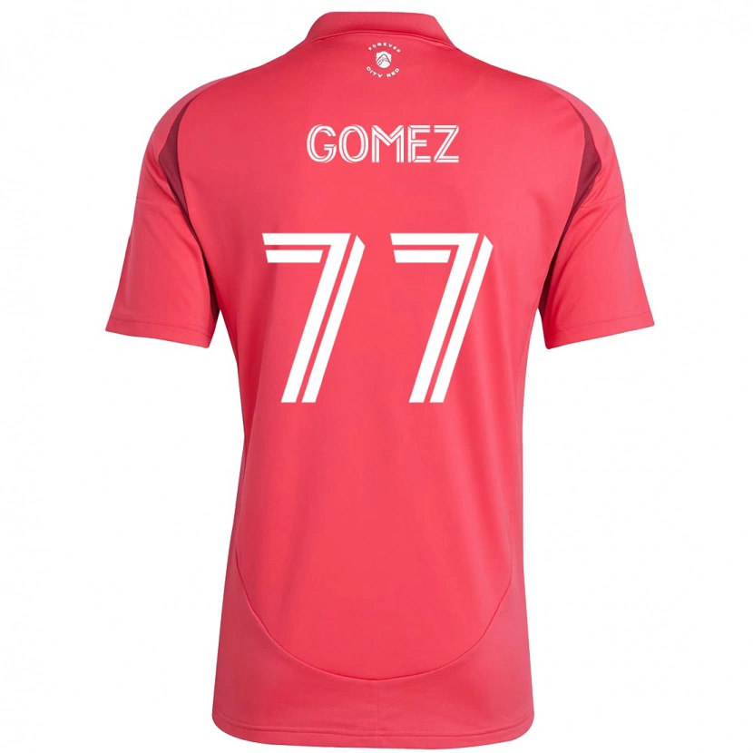 Danxen Kobiety Sam Gomez #77 Magenta Biały Domowa Koszulka 2025/26 Koszulki Klubowe