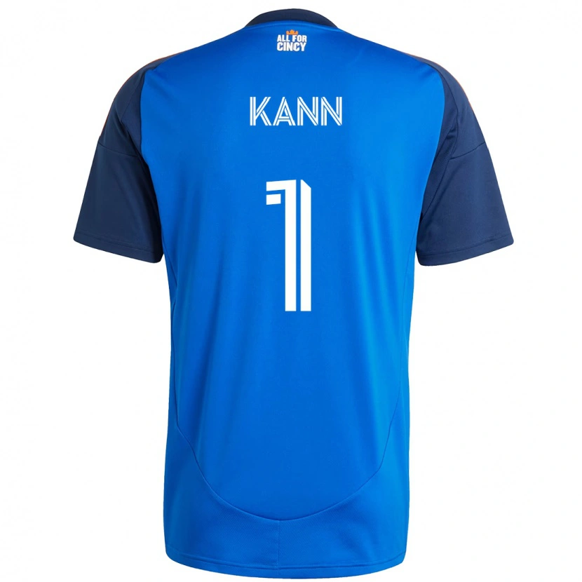 Danxen Kobiety Alec Kann #1 Biały Niebieski Pomarańczowy Domowa Koszulka 2025/26 Koszulki Klubowe