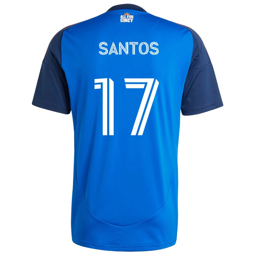 Danxen Kobiety Sergio Santos #17 Biały Niebieski Pomarańczowy Domowa Koszulka 2025/26 Koszulki Klubowe