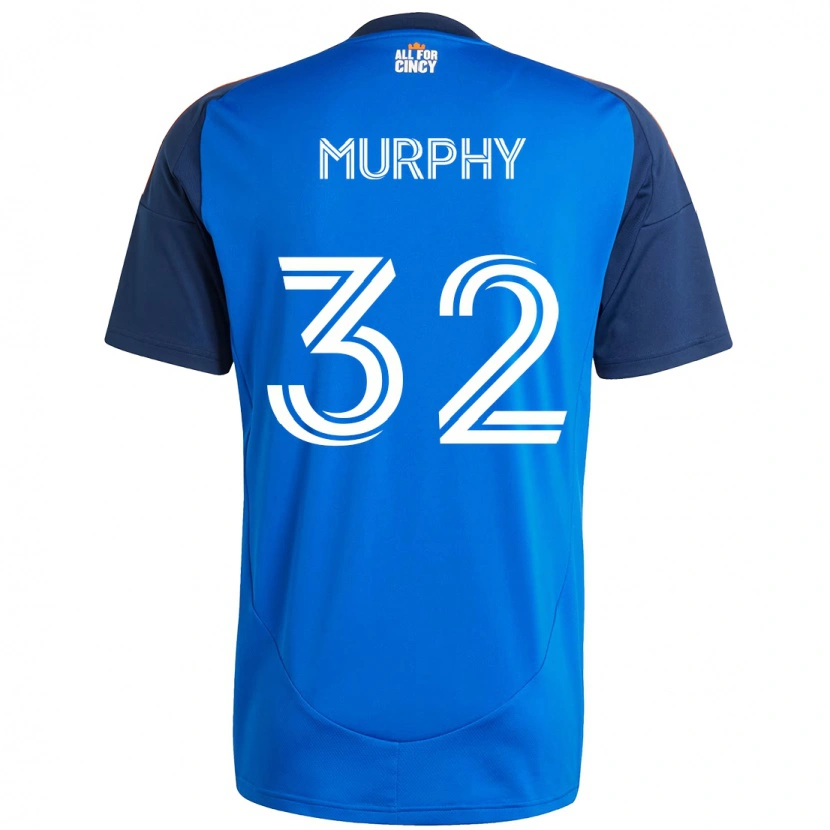 Danxen Kobiety Ian Murphy #32 Biały Niebieski Pomarańczowy Domowa Koszulka 2025/26 Koszulki Klubowe
