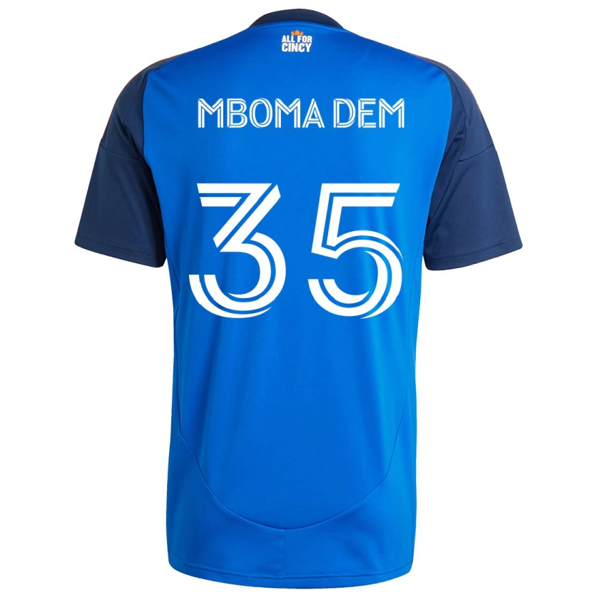 Danxen Kobiety Kenji Mboma Dem #35 Biały Niebieski Pomarańczowy Domowa Koszulka 2025/26 Koszulki Klubowe