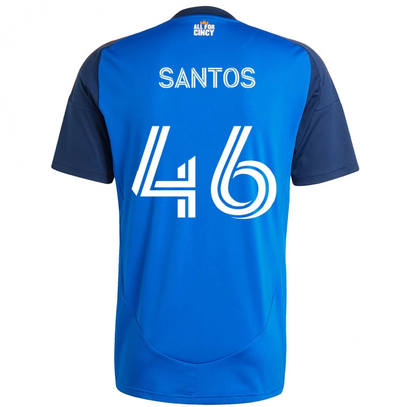 Danxen Kobiety Guilherme Santos #46 Biały Niebieski Pomarańczowy Domowa Koszulka 2025/26 Koszulki Klubowe