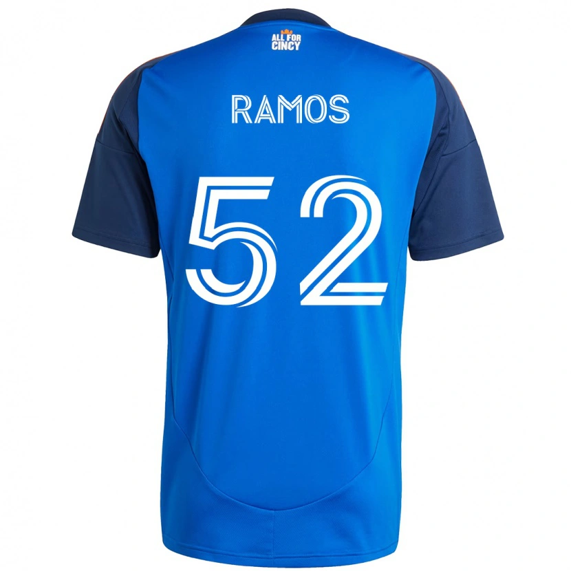 Danxen Kobiety Yair Ramos #52 Biały Niebieski Pomarańczowy Domowa Koszulka 2025/26 Koszulki Klubowe