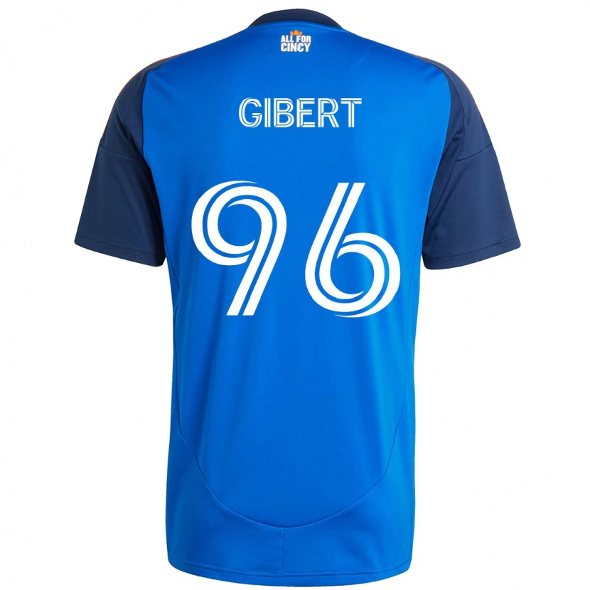 Danxen Kobiety Gaël Gibert #96 Biały Niebieski Pomarańczowy Domowa Koszulka 2025/26 Koszulki Klubowe
