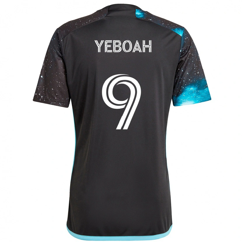 Danxen Kobiety Kelvin Yeboah #9 Błękitny Domowa Koszulka 2025/26 Koszulki Klubowe