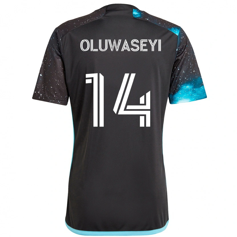 Danxen Kobiety Tani Oluwaseyi #14 Błękitny Domowa Koszulka 2025/26 Koszulki Klubowe