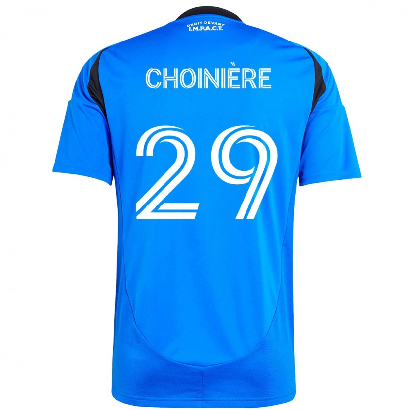 Danxen Kobiety Mathieu Choinière #29 Ciemnoniebieski Czarny Domowa Koszulka 2025/26 Koszulki Klubowe