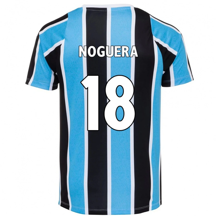 Danxen Kobiety Freddy Noguera #18 Biały Niebieski Domowa Koszulka 2025/26 Koszulki Klubowe