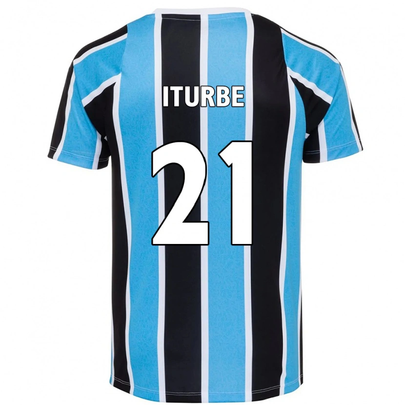 Danxen Kobiety Juan Iturbe #21 Biały Niebieski Domowa Koszulka 2025/26 Koszulki Klubowe