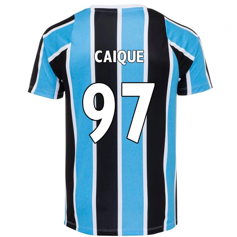Danxen Kobiety Caíque #97 Niebieski Czarny Biały Domowa Koszulka 2025/26 Koszulki Klubowe