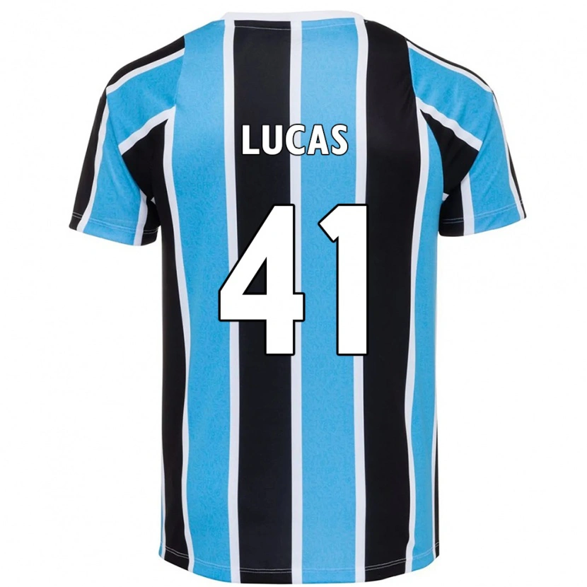 Danxen Kobiety Pedro Lucas #41 Biały Niebieski Domowa Koszulka 2025/26 Koszulki Klubowe