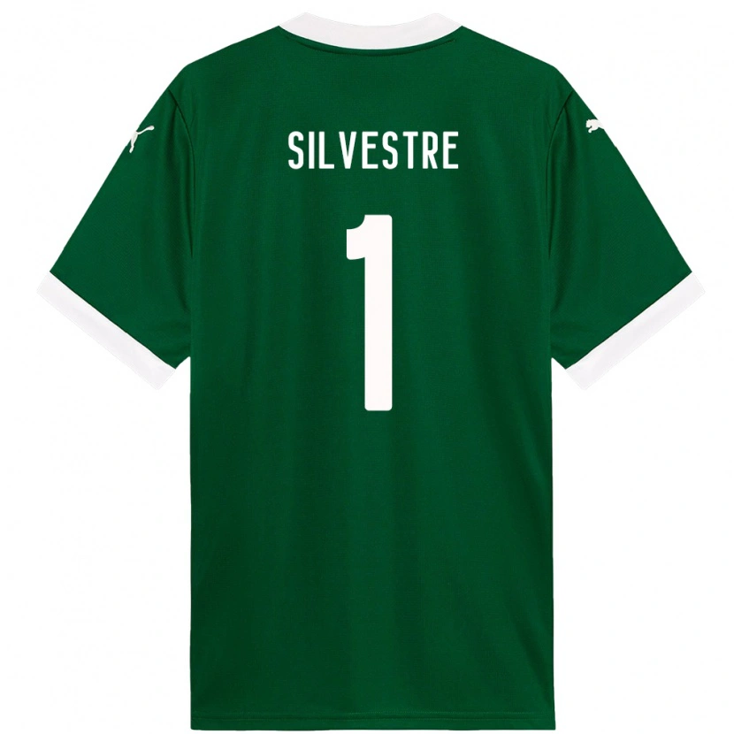 Danxen Kobiety Vinicius Silvestre #1 Zielony Biały Domowa Koszulka 2025/26 Koszulki Klubowe
