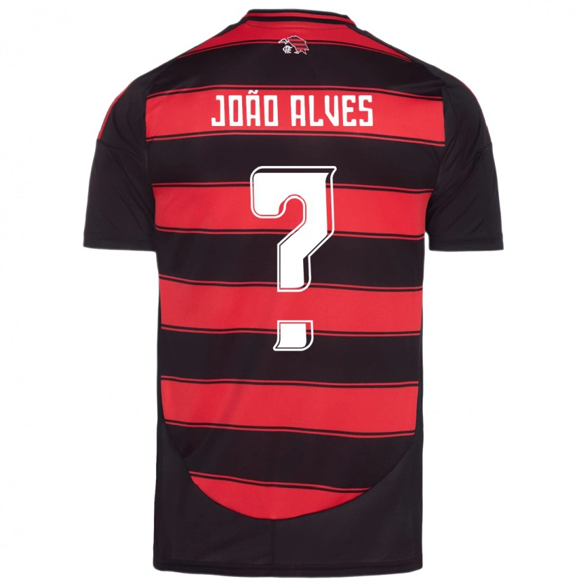Danxen Kobiety João Alves #0 Czerwony Czarny Domowa Koszulka 2025/26 Koszulki Klubowe