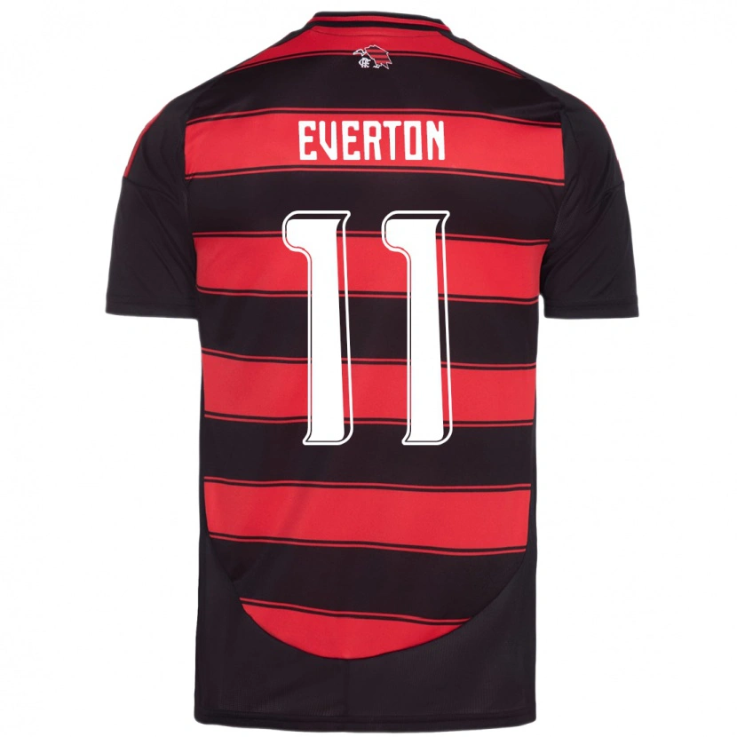 Danxen Kobiety Everton #11 Biały Czerwony Domowa Koszulka 2025/26 Koszulki Klubowe