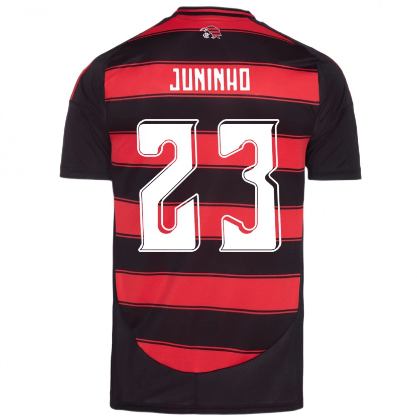 Danxen Kobiety Juninho #23 Biały Czerwony Domowa Koszulka 2025/26 Koszulki Klubowe