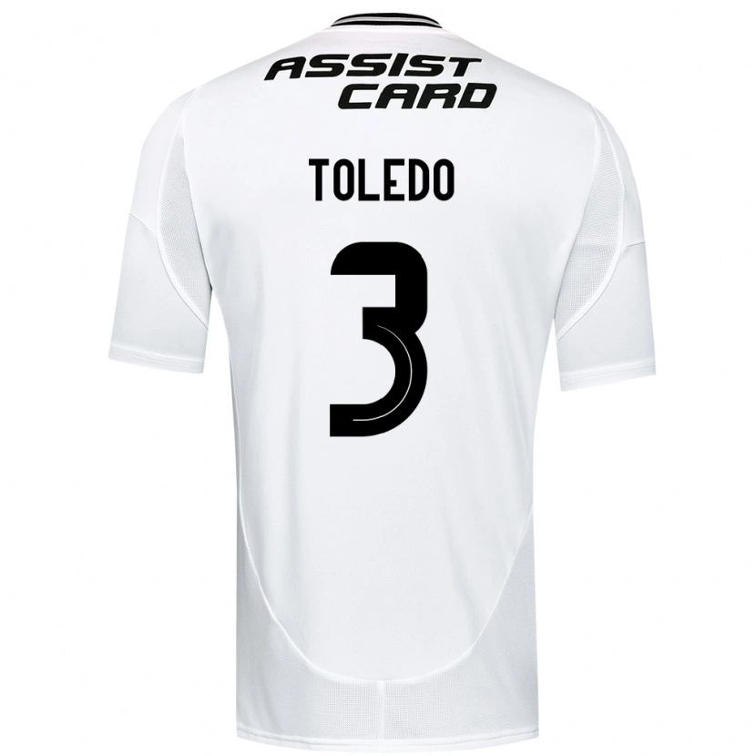 Danxen Kobiety Miguel Toledo #3 Czarny Biały Domowa Koszulka 2025/26 Koszulki Klubowe