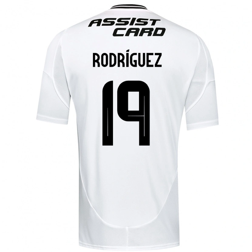 Danxen Kobiety Salomón Rodríguez #19 Czarny Biały Domowa Koszulka 2025/26 Koszulki Klubowe