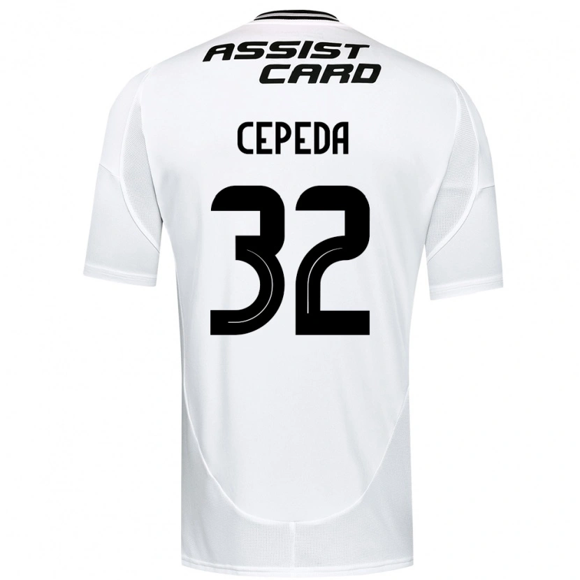 Danxen Kobiety Lucas Cepeda #32 Czarny Biały Domowa Koszulka 2025/26 Koszulki Klubowe
