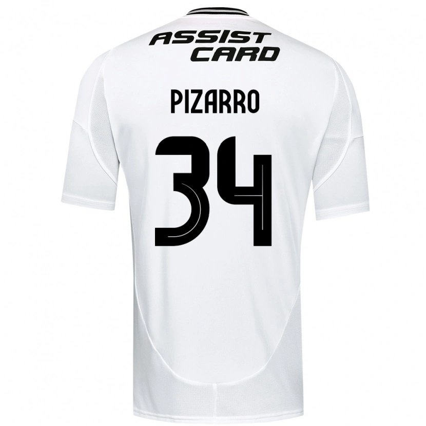 Danxen Kobiety Vicente Pizarro #34 Czarny Biały Domowa Koszulka 2025/26 Koszulki Klubowe