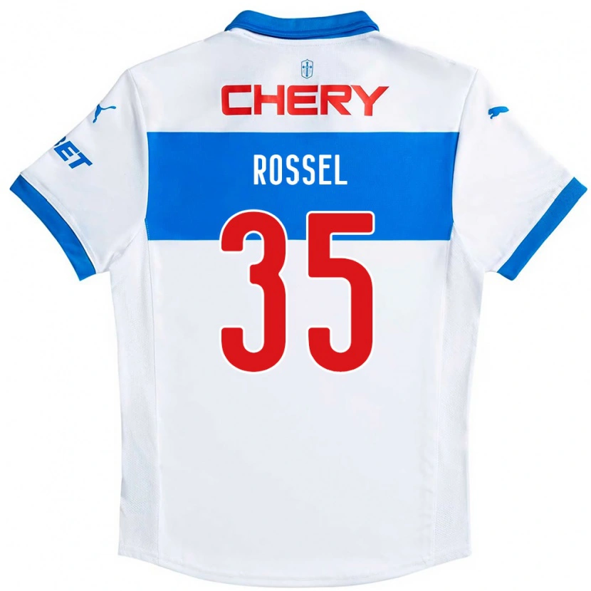 Danxen Kobiety Juan Francisco Rossel #35 Królewski Niebieski Biały Domowa Koszulka 2025/26 Koszulki Klubowe