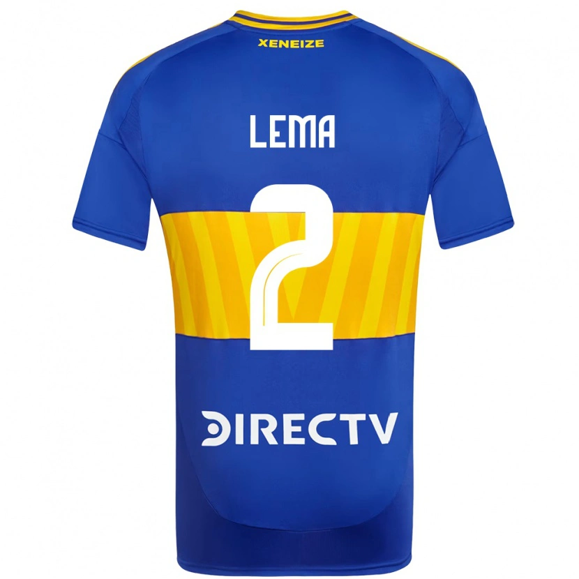 Danxen Kobiety Cristian Lema #2 Biały Niebieski Domowa Koszulka 2025/26 Koszulki Klubowe