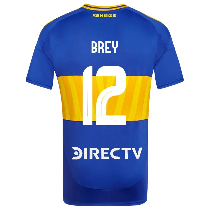 Danxen Kobiety Leandro Brey #12 Biały Niebieski Domowa Koszulka 2025/26 Koszulki Klubowe