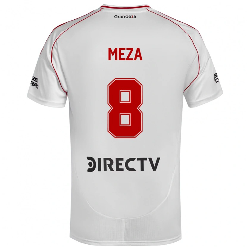Danxen Kobiety Maximiliano Meza #8 Burgundzki Magenta Domowa Koszulka 2025/26 Koszulki Klubowe