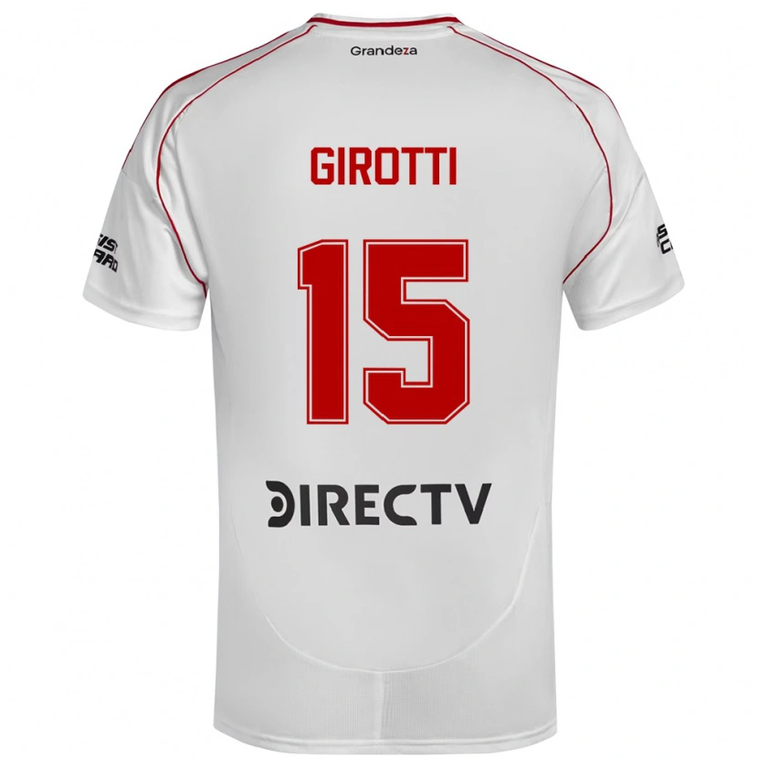 Danxen Kobiety Federico Girotti #15 Burgundzki Magenta Domowa Koszulka 2025/26 Koszulki Klubowe