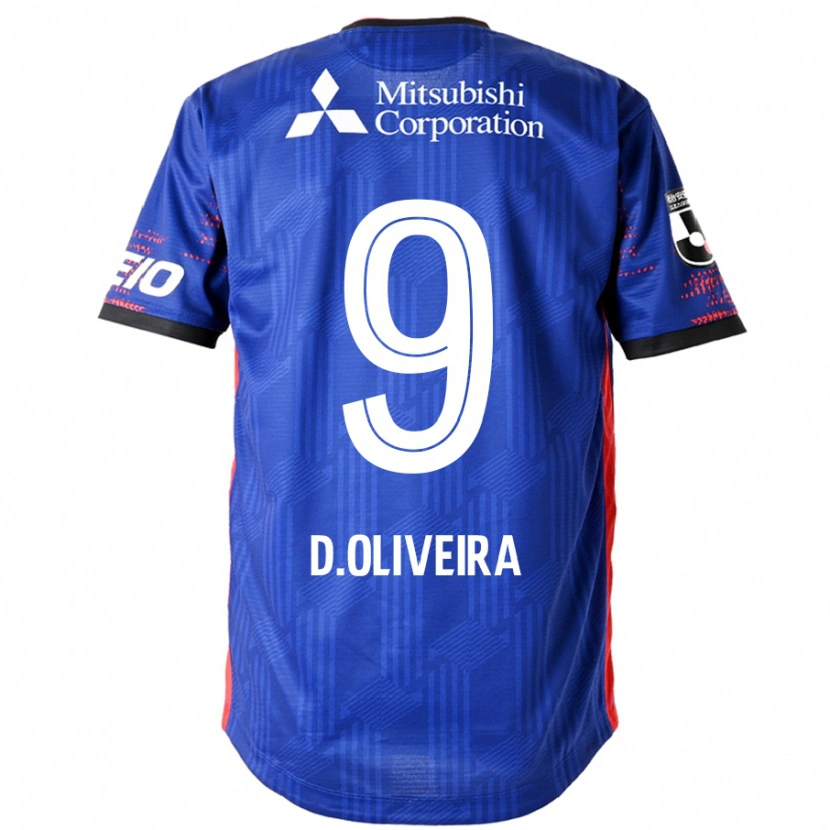 Danxen Kobiety Diego Oliveira #9 Biały Czarny Domowa Koszulka 2025/26 Koszulki Klubowe