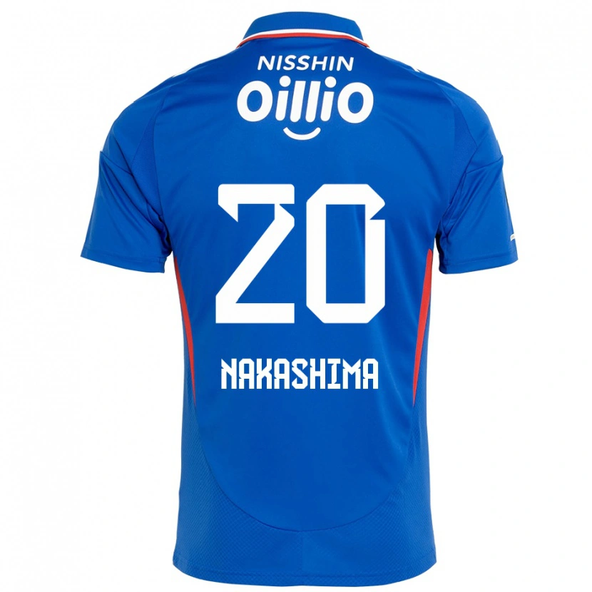 Danxen Kobiety Rikuto Nakashima #20 Biały Królewski Niebieski Domowa Koszulka 2025/26 Koszulki Klubowe