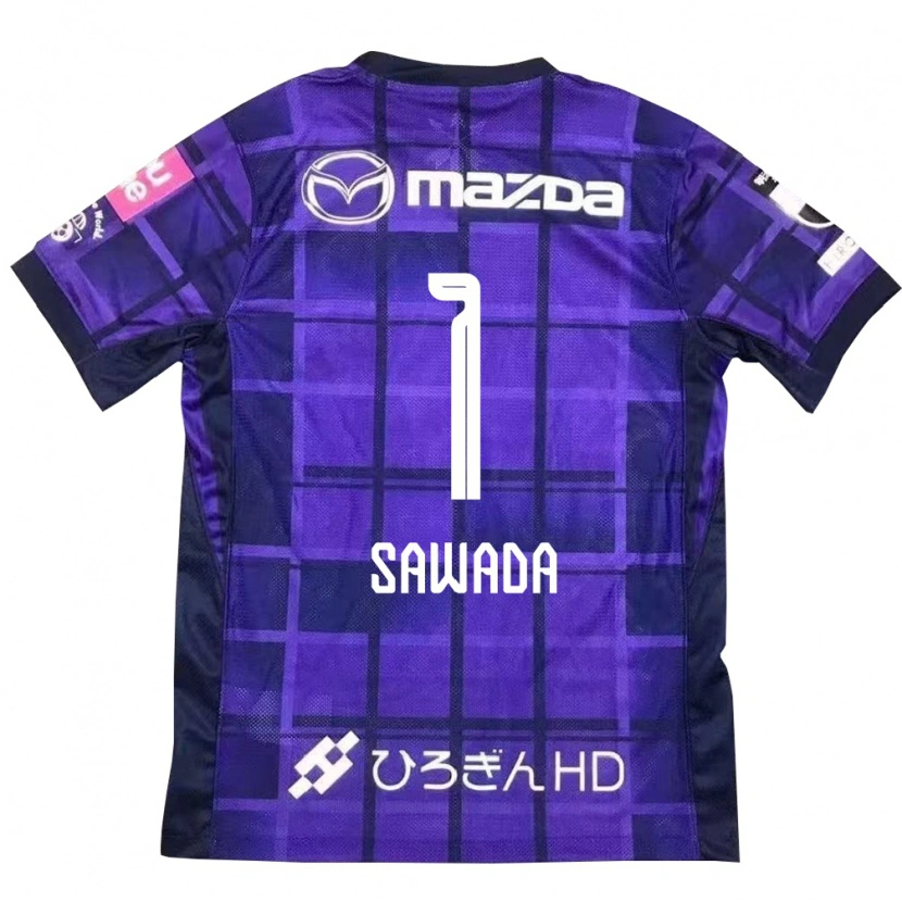 Danxen Kobiety Shunsuke Sawada #1 Biały Pomarańczowy Domowa Koszulka 2025/26 Koszulki Klubowe