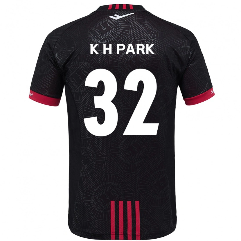 Danxen Kobiety Han-Kyul Park #32 Biały Czarny Domowa Koszulka 2025/26 Koszulki Klubowe