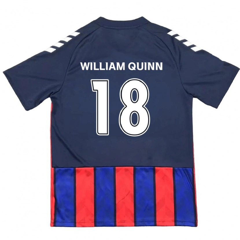 Danxen Kobiety Max William Quinn #18 Złamana Biel Czerwony Domowa Koszulka 2025/26 Koszulki Klubowe