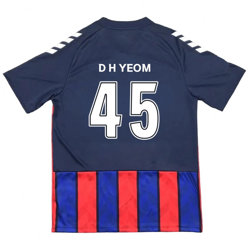 Danxen Kobiety Do-Hyeon Yeom #45 Złamana Biel Czerwony Domowa Koszulka 2025/26 Koszulki Klubowe