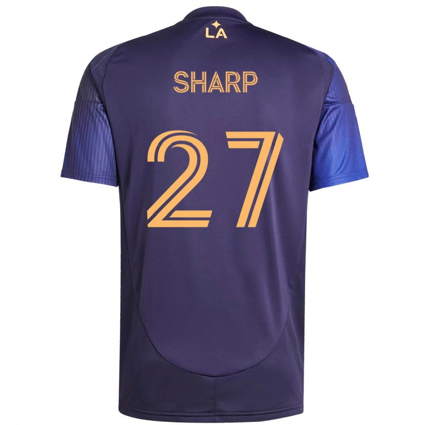 Danxen Kobiety Billy Sharp #27 Biały Żółty Wyjazdowa Koszulka 2025/26 Koszulki Klubowe